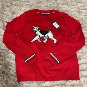 NWT | Tommy Hilfiger Novelty Terrier Sweater